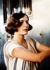 Eine blassblaue Frauenschrift